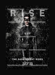 dark knight rises catwoman merchandise, dark knight rises catwoman collectibles, dark knight rises catwoman rise poster