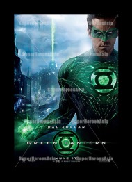 superheroes, hal jordan, green lantern, dc universe poster